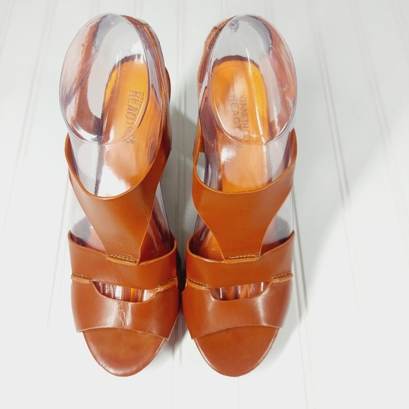 NEW Kenneth Cole Reaction “dazel me” brown heels V523 - Picture 4 of 11